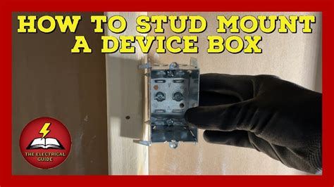 there mounted in metal boxes and stuff|mounting device boxes.